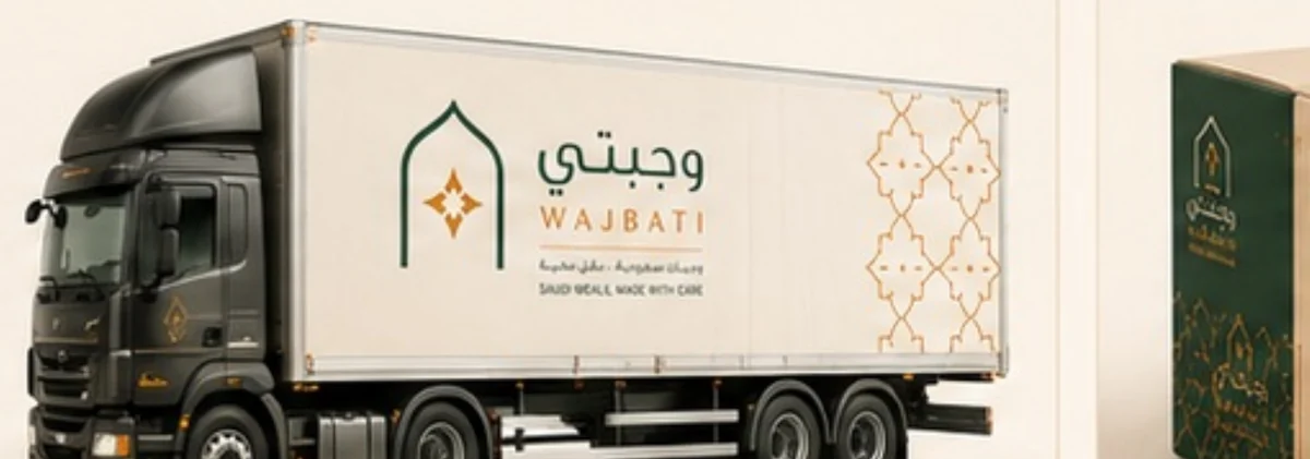 Wajbati branded delivery truck